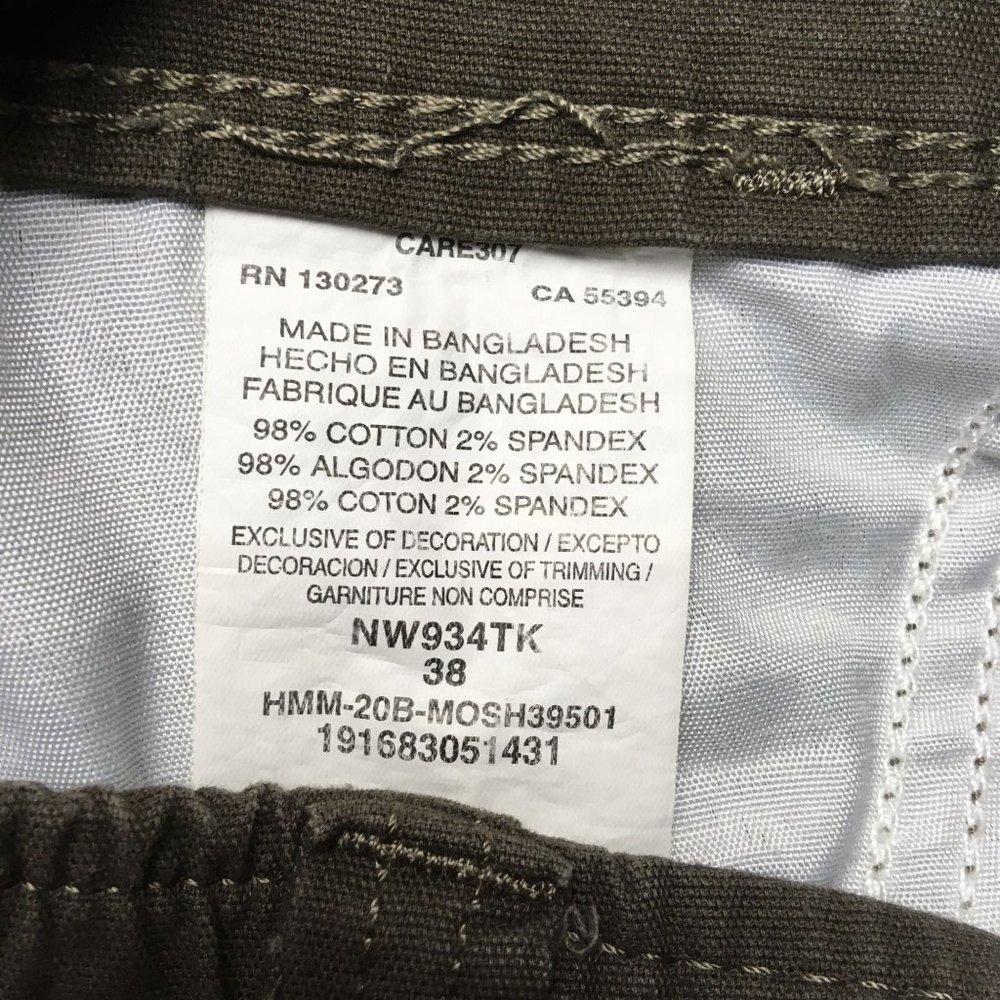 Wrangler Mens Cargo‎ Shorts 38 (Lot of 2) Blue Brown Zip Pocket Trail - Picture 4 of 10